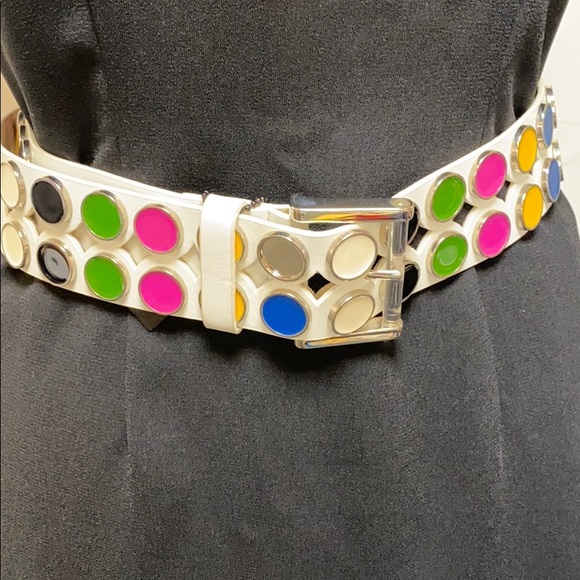 Steven by Steve Madden Multi-Colored Retro Belt - Picture 1 of 6